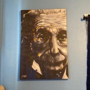 Large Albert Einstein Canvas.